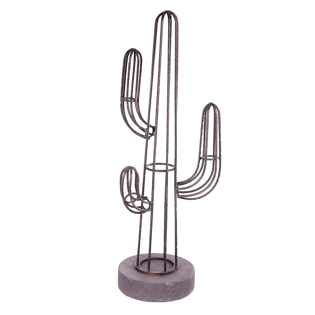 Profilo cactus in metallo • 70 cm