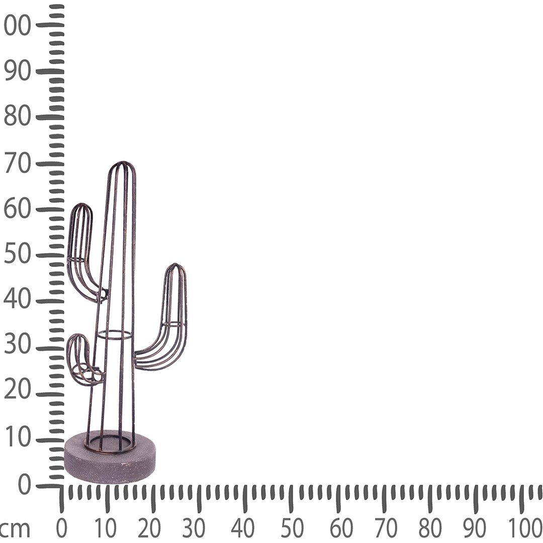 Profilo cactus in metallo • 70 cm