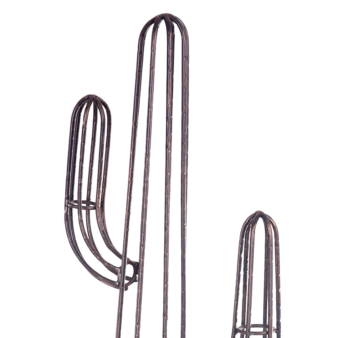 Profilo cactus in metallo • 70 cm