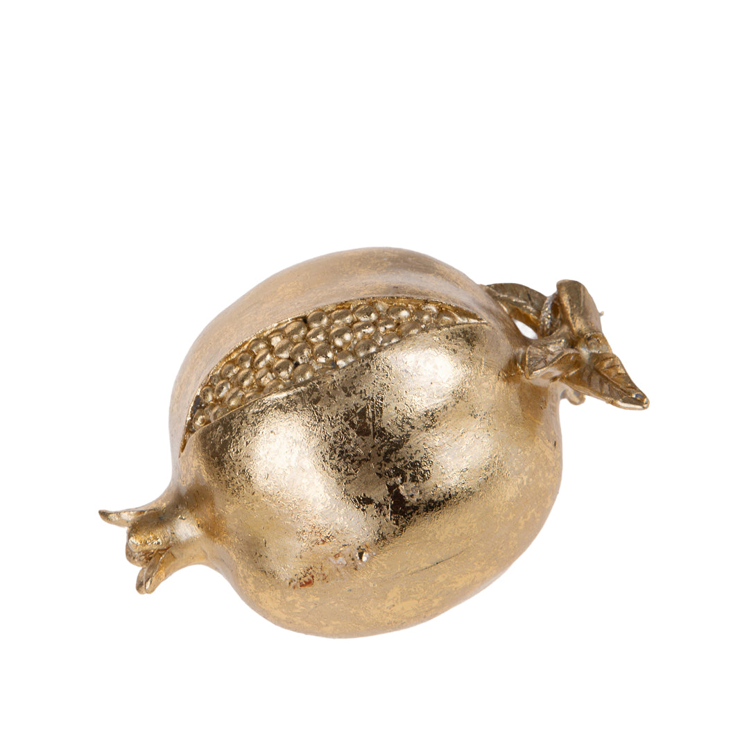 2 Pezzi • Melograno con Foglia • 9,5 cm