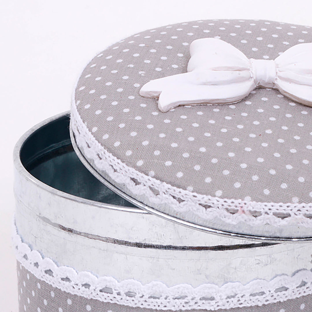 Barattolo con fiocco • 11 cm