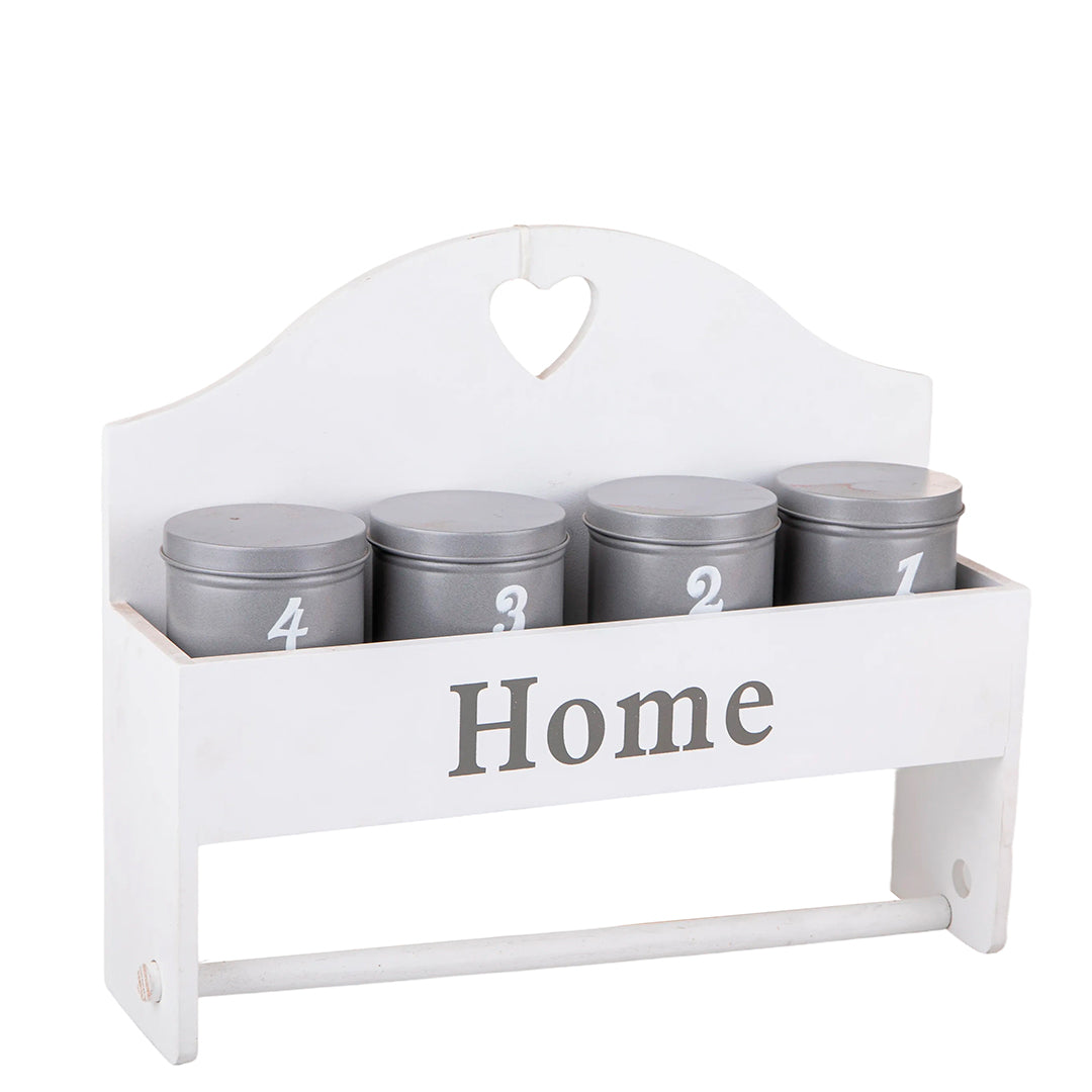 Portarotolo con vasetti • 30 cm