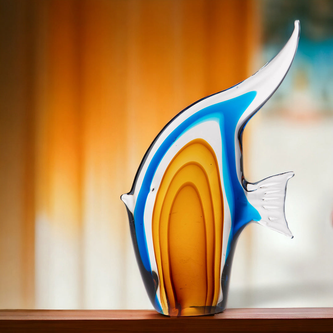 Pesce trombetta in vetro • 36 cm