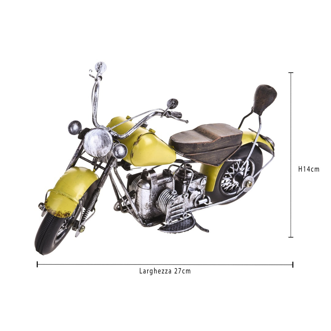 Moto harley metallo • 27 cm