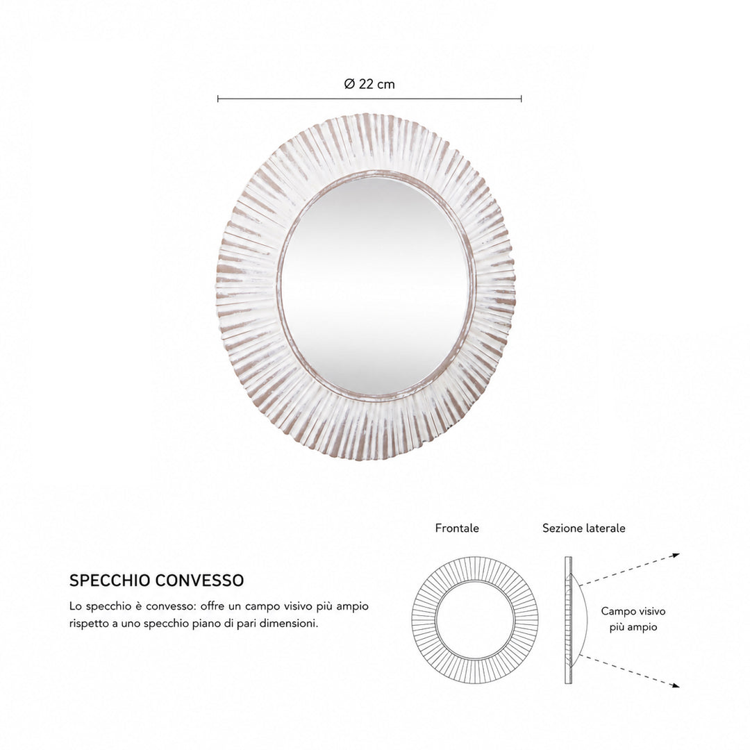 Specchio convesso dm • H 2 cm