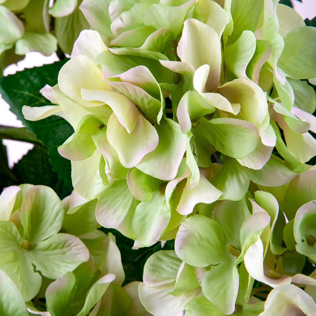 Ortensia artificiale con 7 fiori • 52 cm