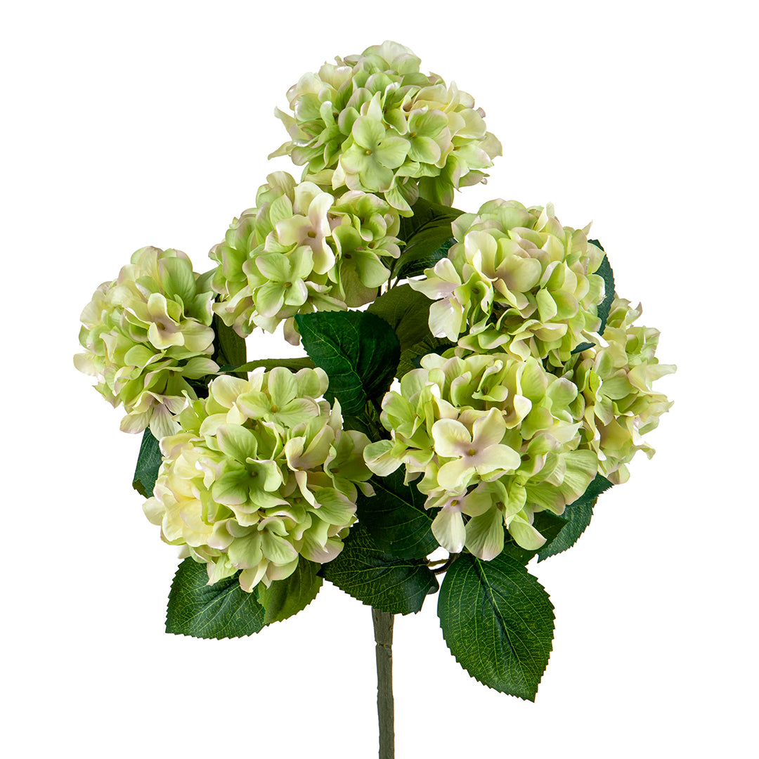Ortensia artificiale con 7 fiori • 52 cm