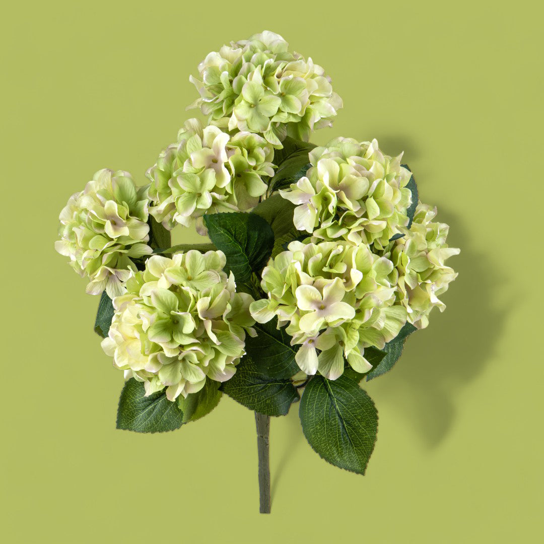 Ortensia artificiale con 7 fiori • 52 cm