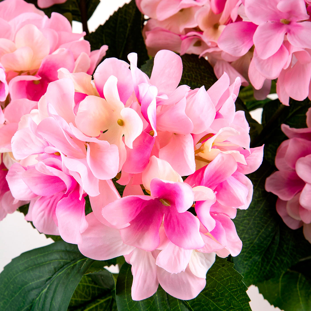 Ortensia artificiale con 7 fiori • 52 cm