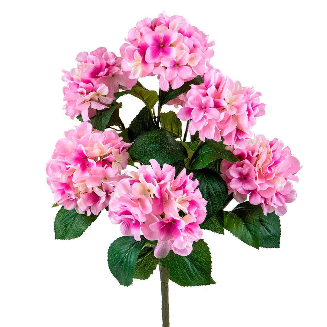 Ortensia artificiale con 7 fiori • 52 cm