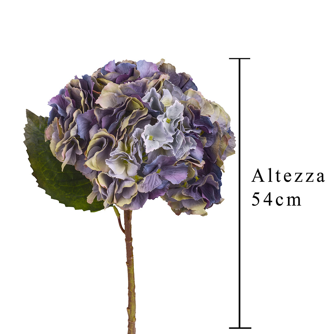 2 Pezzi • Ortensia artificiale • 54 cm