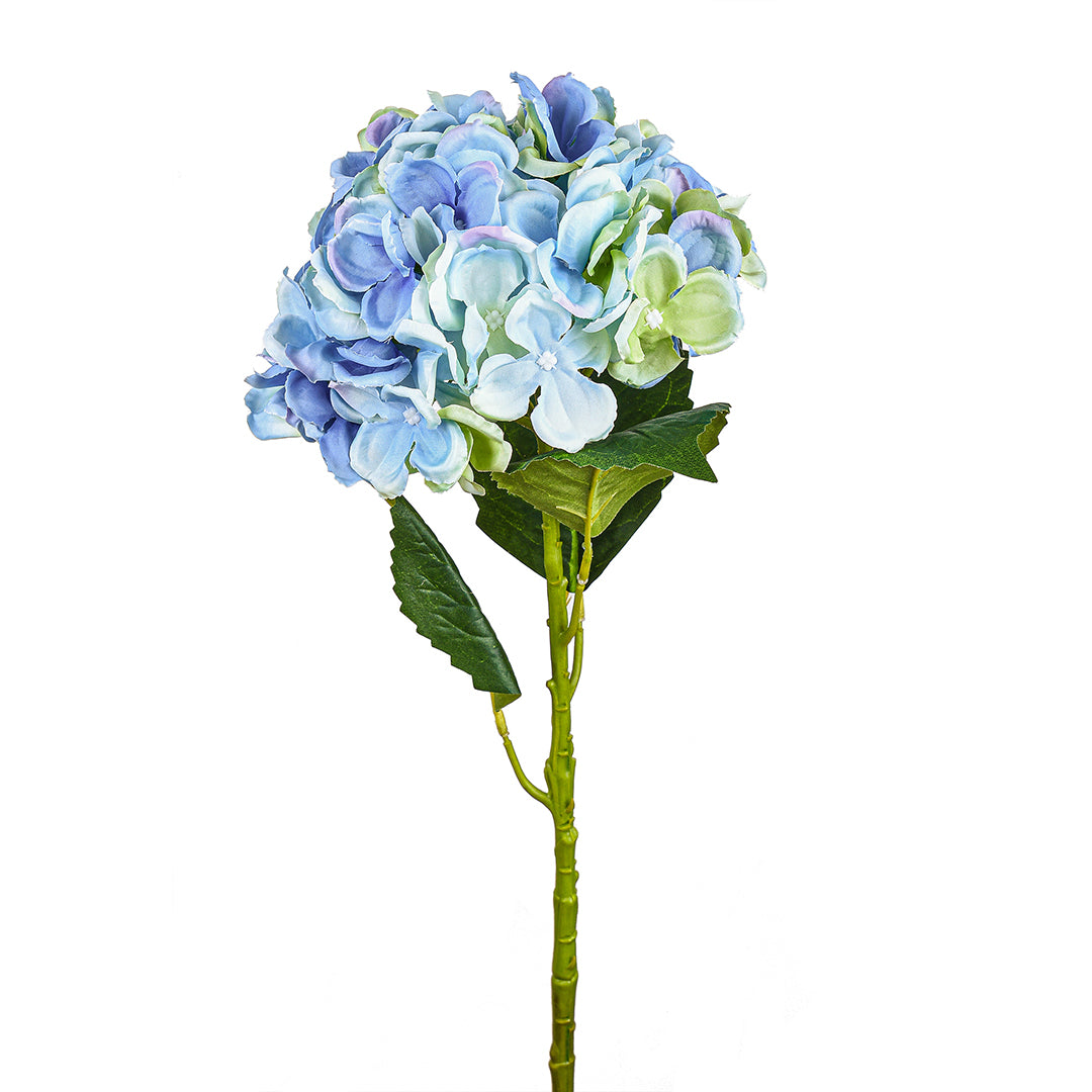 3 Pezzi • Ortensia artificiale singola • 57 cm