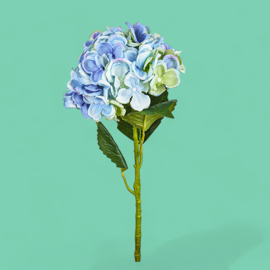 3 Pezzi • Ortensia artificiale singola • 57 cm