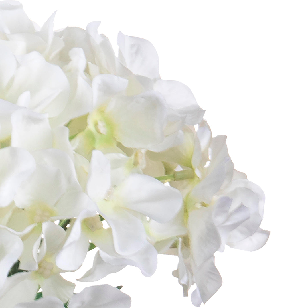 3 Pezzi • Fiore di Ortensia artificiale singola con 6 fiori • 90 cm