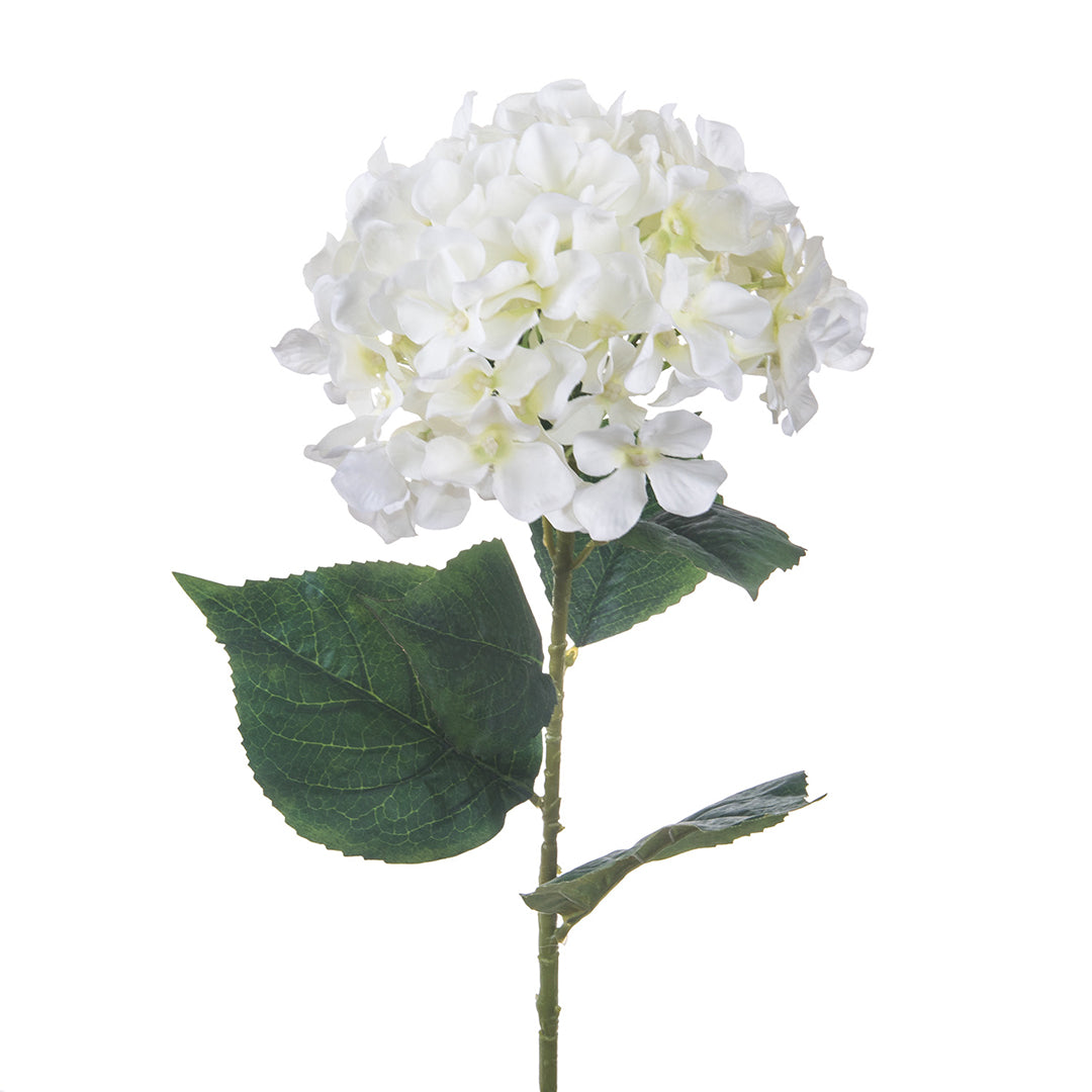 3 Pezzi • Fiore di Ortensia artificiale singola con 6 fiori • 90 cm