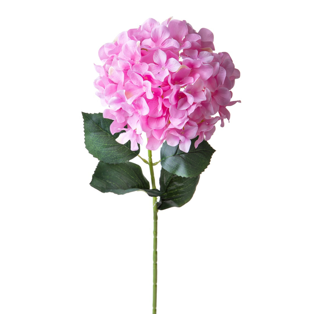 3 Pezzi • Fiore di Ortensia artificiale singola con 6 fiori • 90 cm