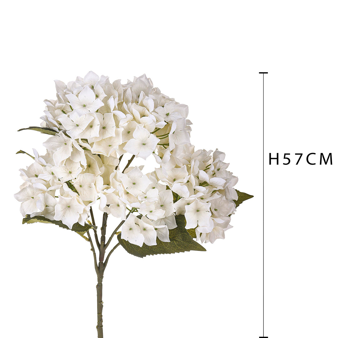 2 Pezzi • Ortensia artificiale bush • 57 cm