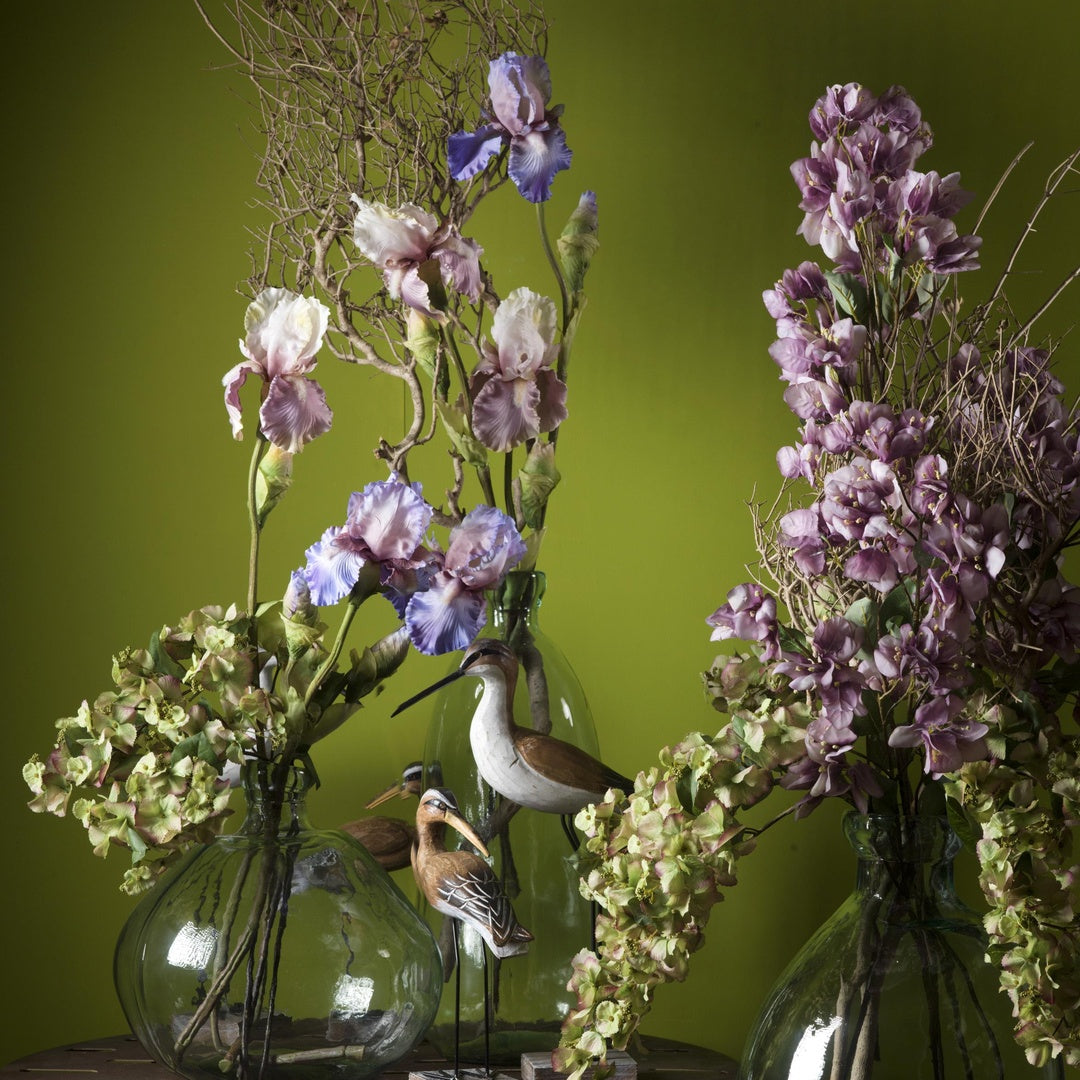 Ortensia artificiale con 2 fiori • 117 cm