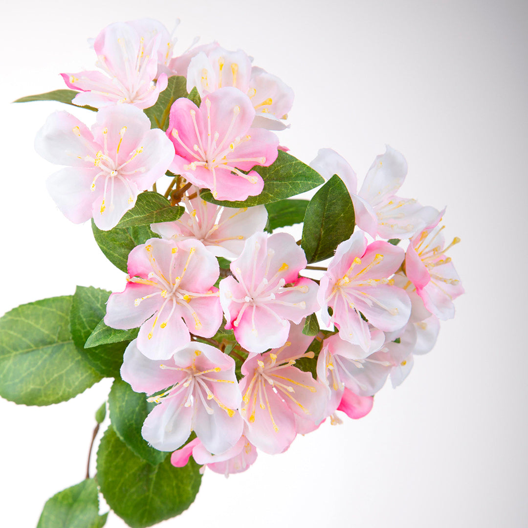 2 Pezzi • Fiori di melo ramo • 74 cm