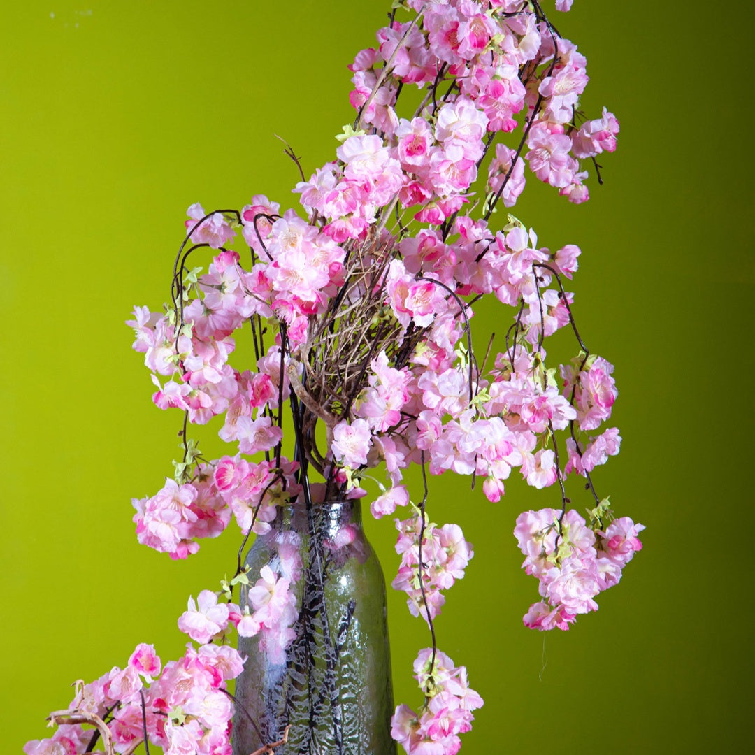 2 Pezzi • Ramo di pesco pendente • 120 cm