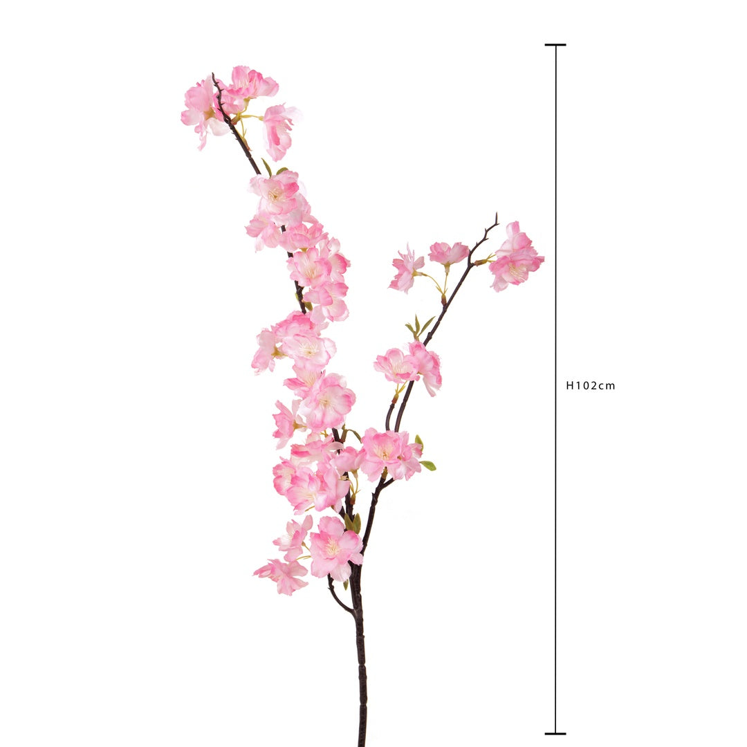 8 Pezzi • Mandorlo in fiore artificiale • 102 cm