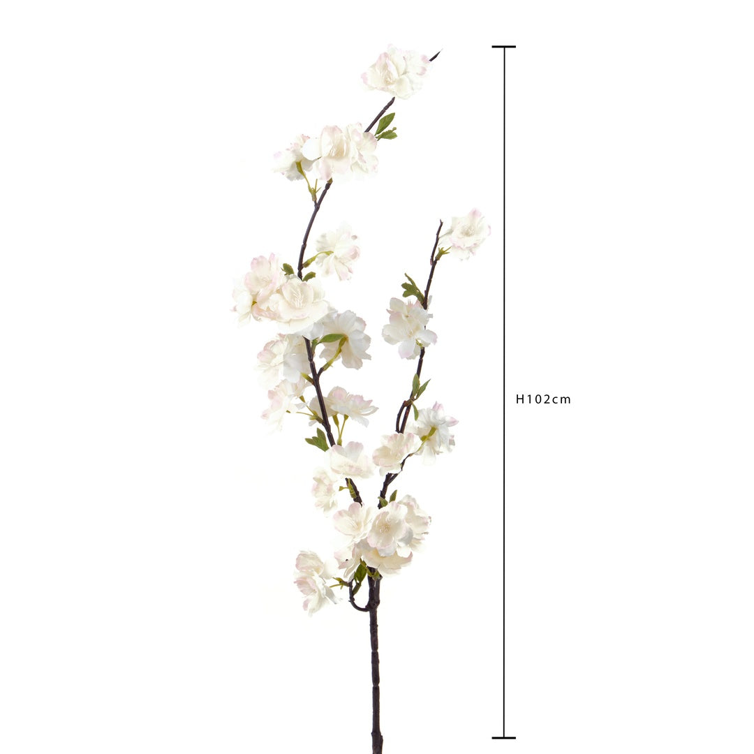 8 Pezzi • Mandorlo in fiore artificiale • 102 cm