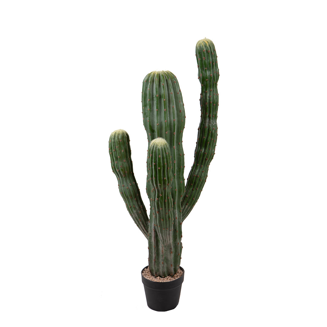 Cactus artificiale Cereus per 4 rami • 107 cm