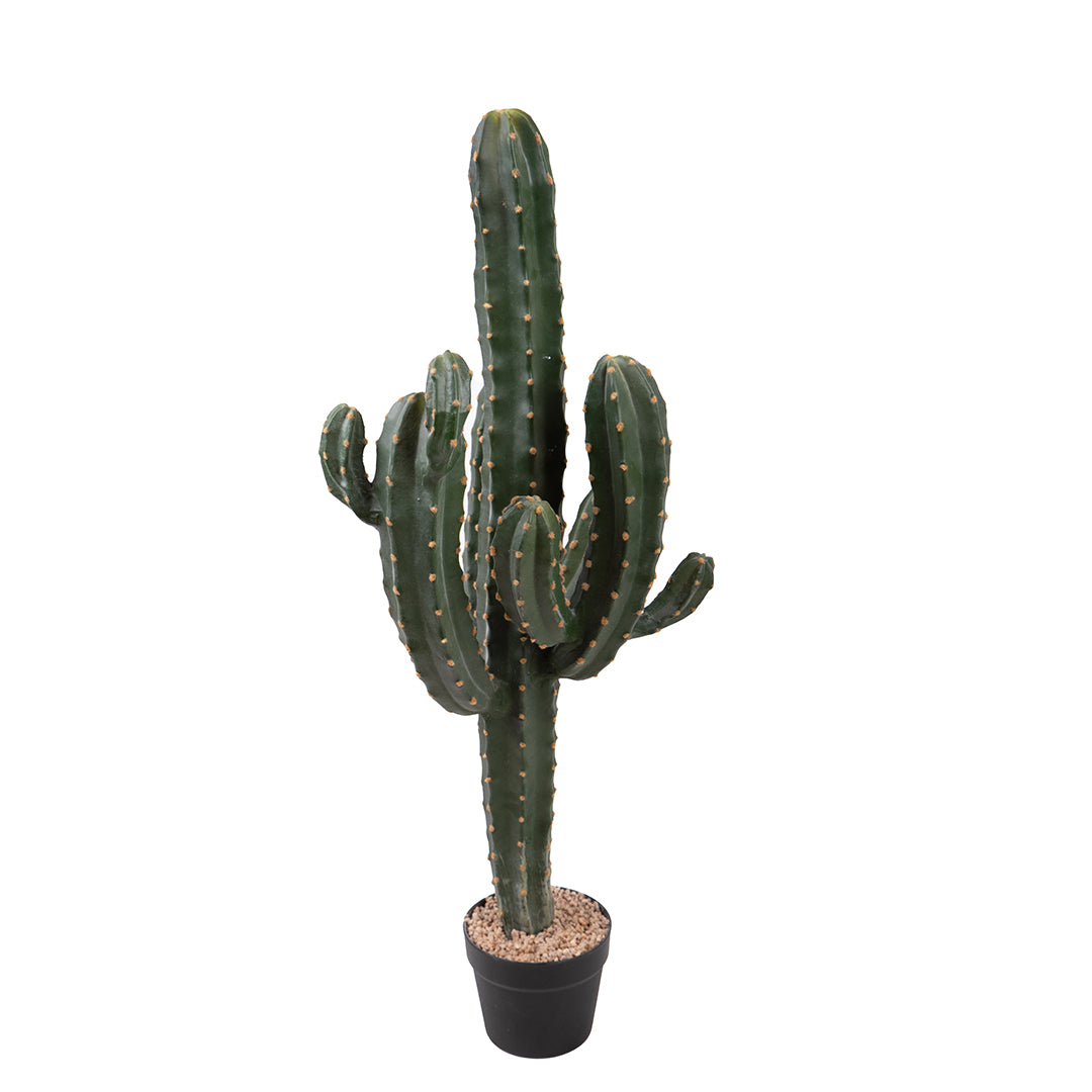 Cactus artificiale Cereus per 4 rami • 107 cm