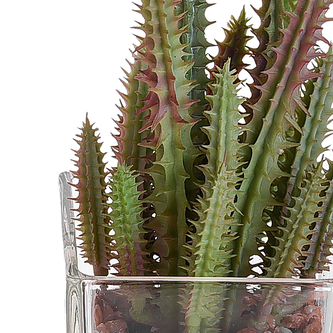 3 Pezzi • Pianta grassa in vaso assortita artificiale • 15 cm