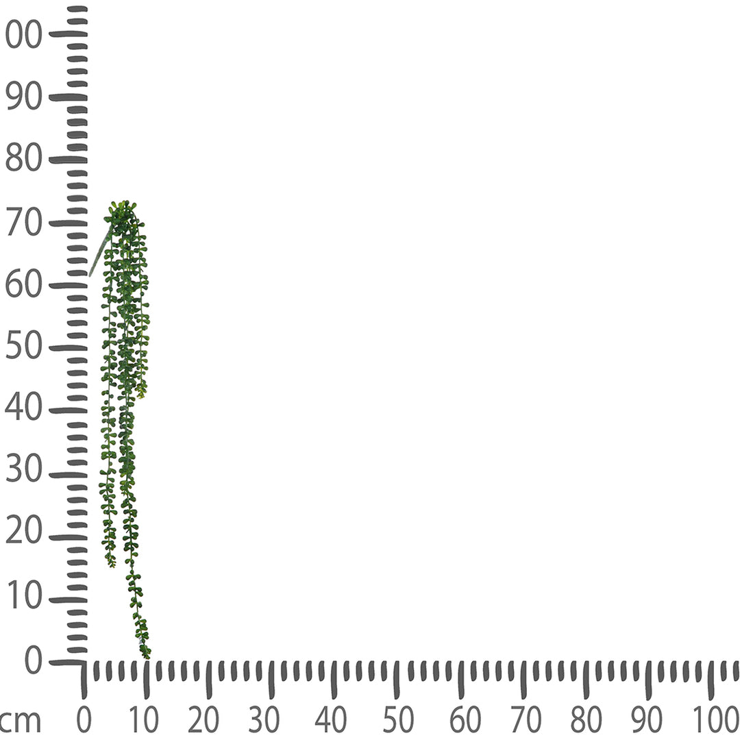 2 Pezzi • Sedum pendente artificiale • 74 cm
