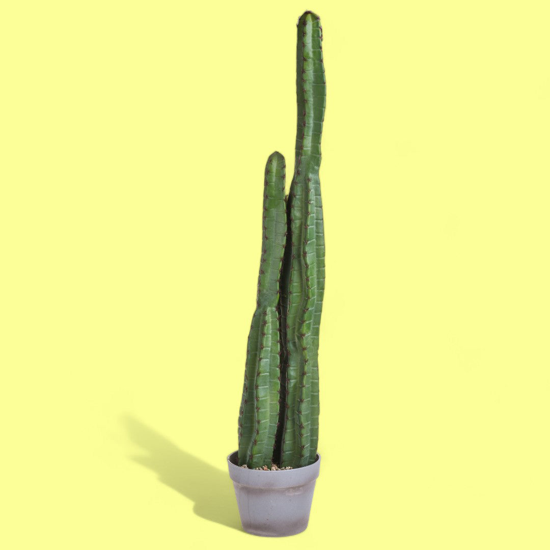Cactus artificiale colonna a 3 diramazioni • 99 cm