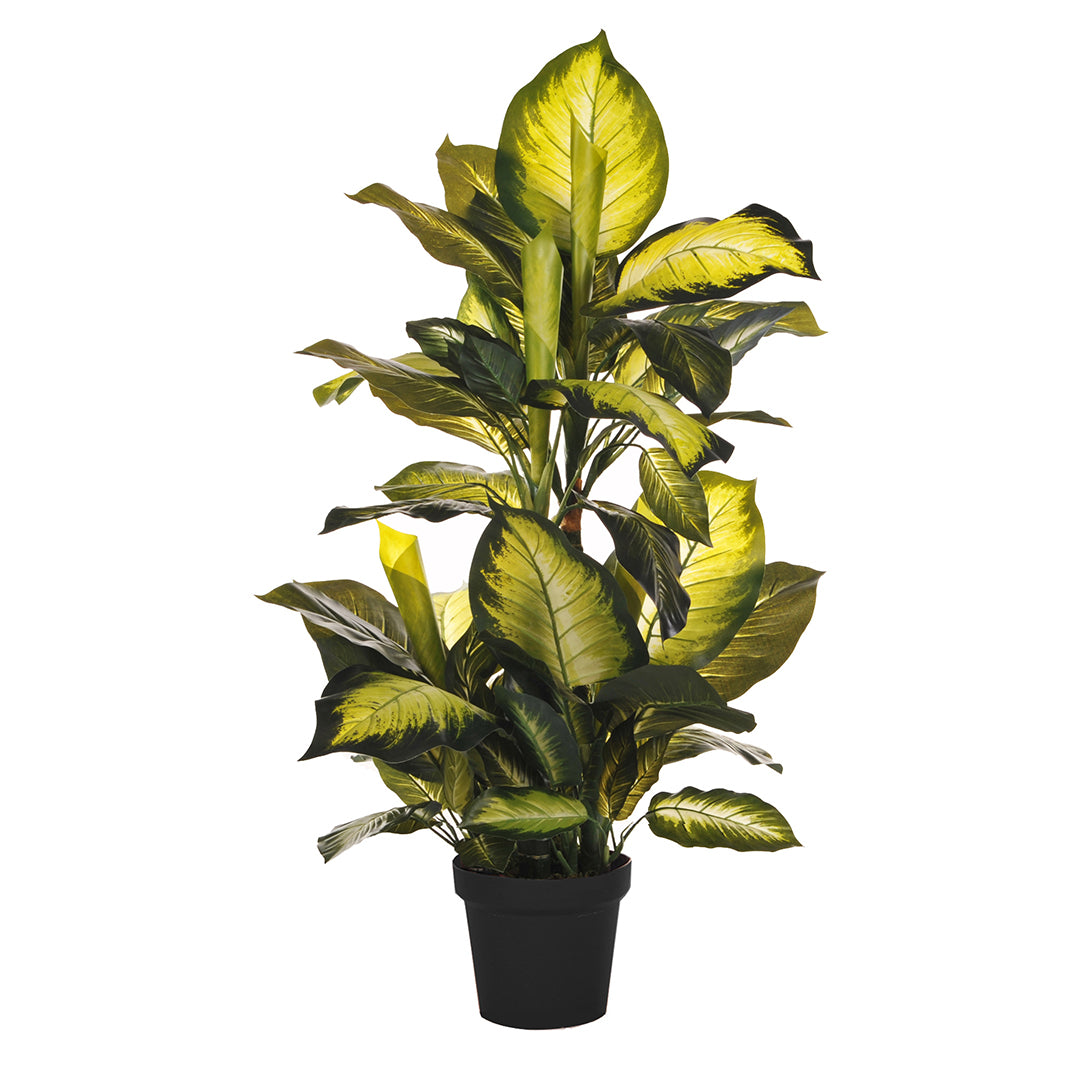 Verde artificiale Camilla con vaso 72 foglie • 100 cm