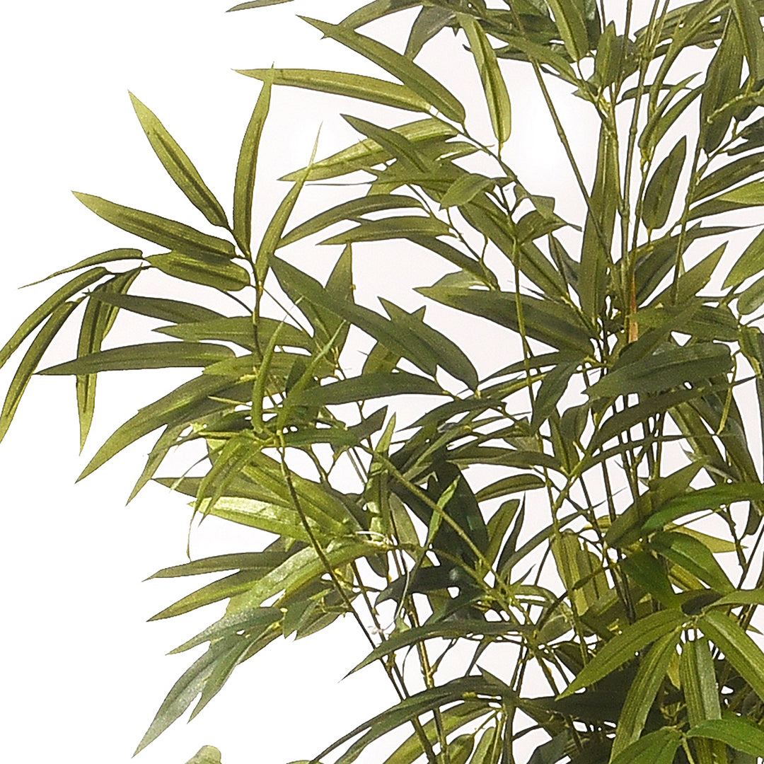 Mini bamboo artificiale per 5 rami con vaso • 130 Cm