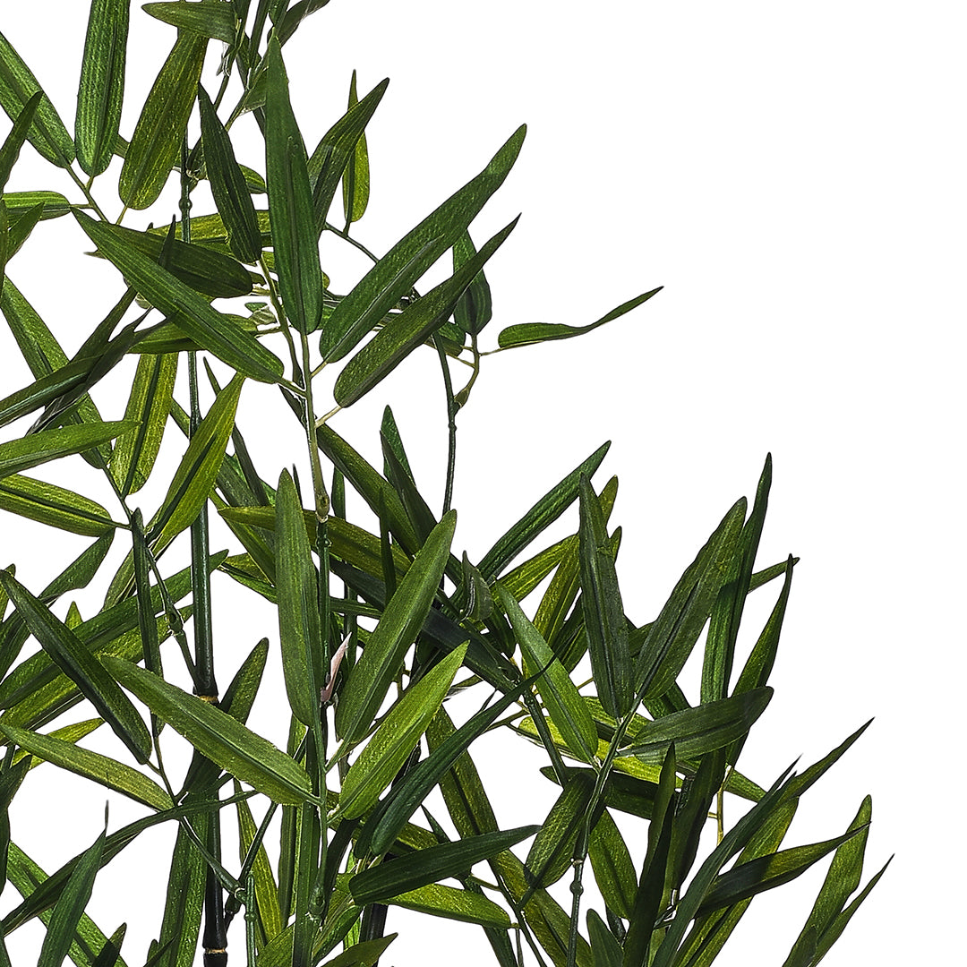 Verde artificiale Mini bamboo artificiale con vaso • 46 cm