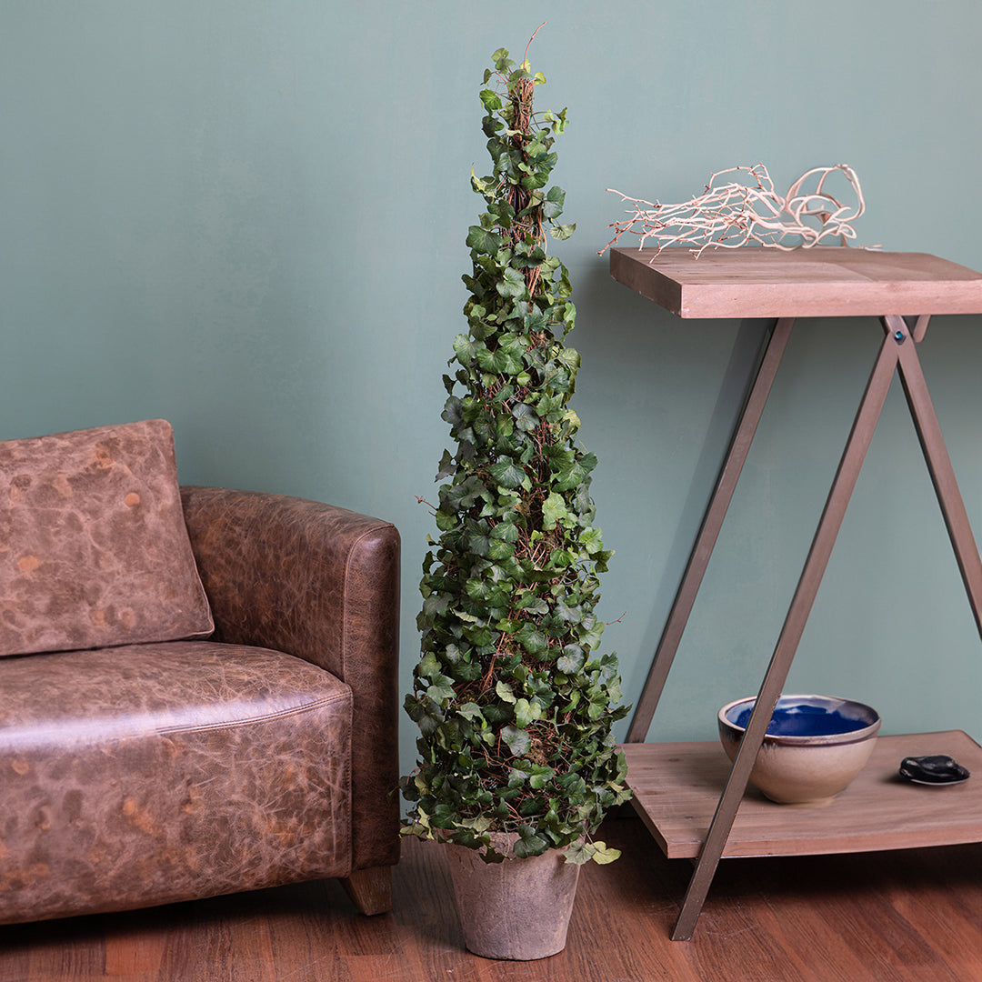 Verde artificiale Edera cono • 138 cm