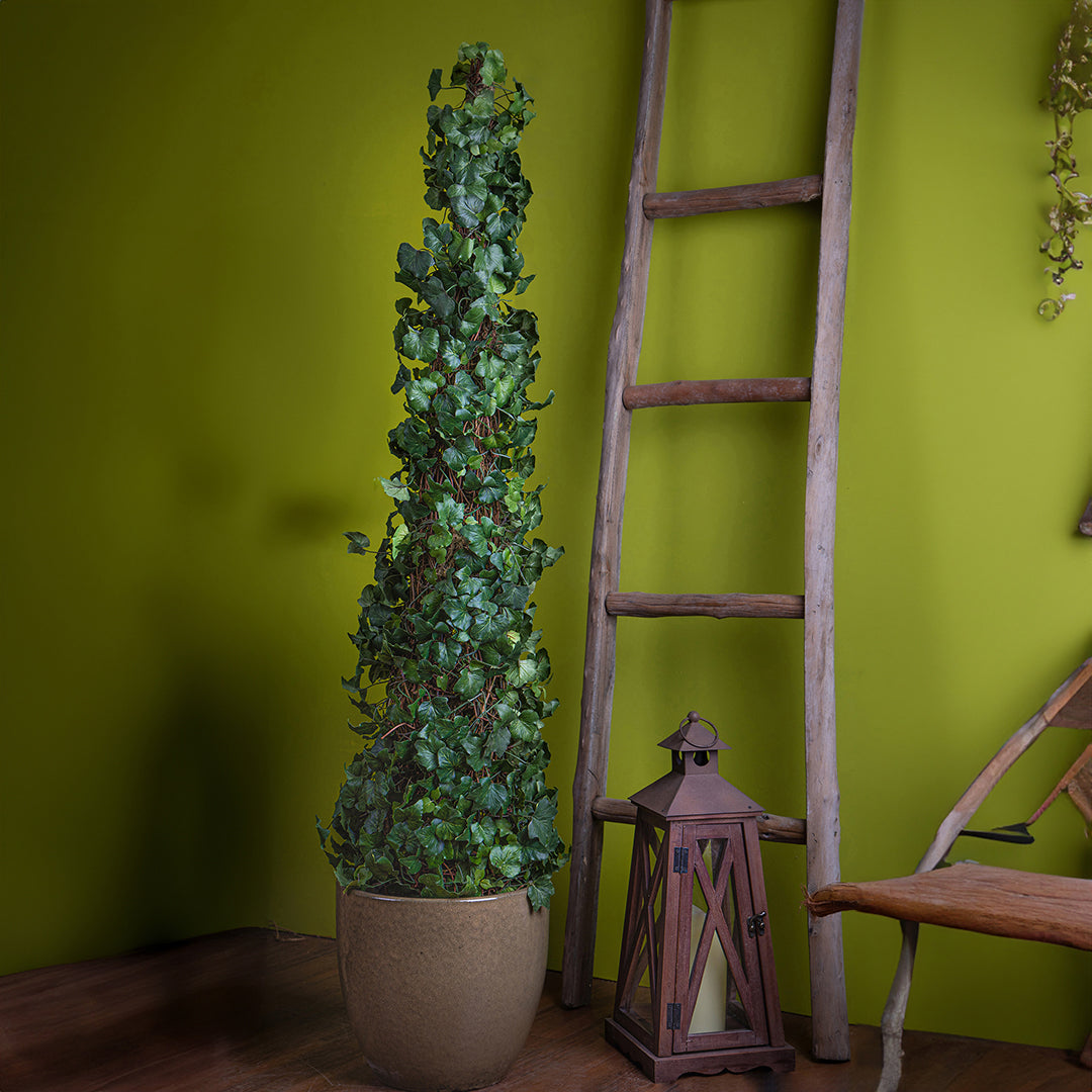 Verde artificiale Edera cono • 138 cm