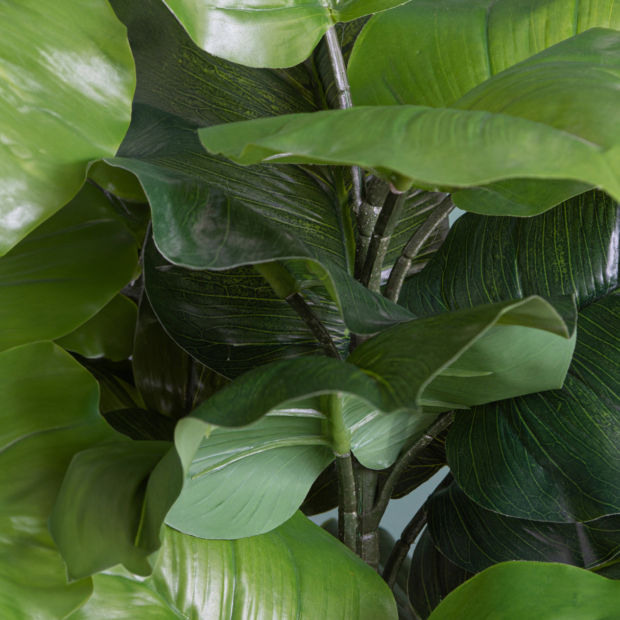 Verde artificiale Pothos in vaso con 22 foglie • 75 cm