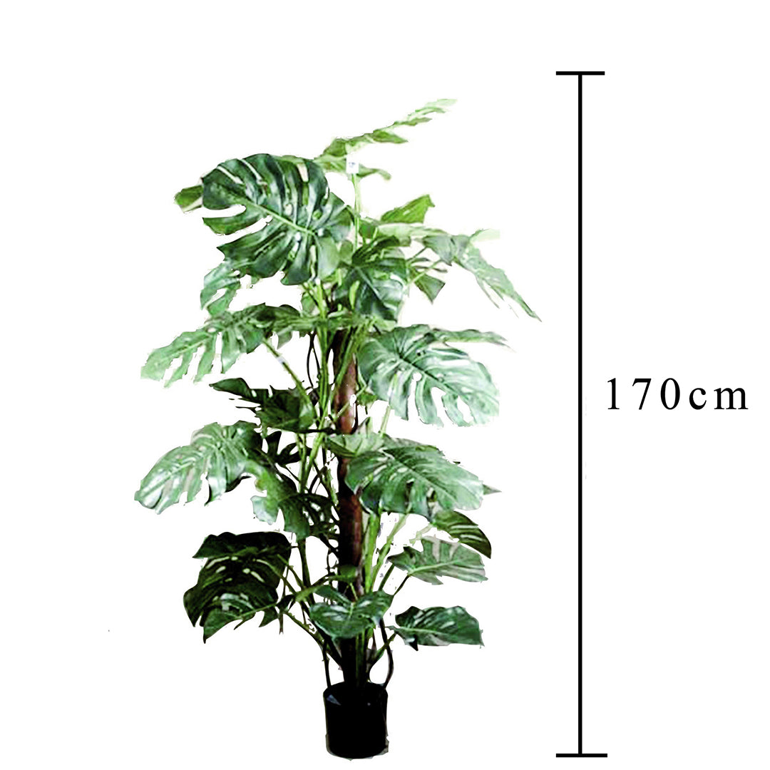 Verde artificiale Filodendro con 48 foglie • 170 cm
