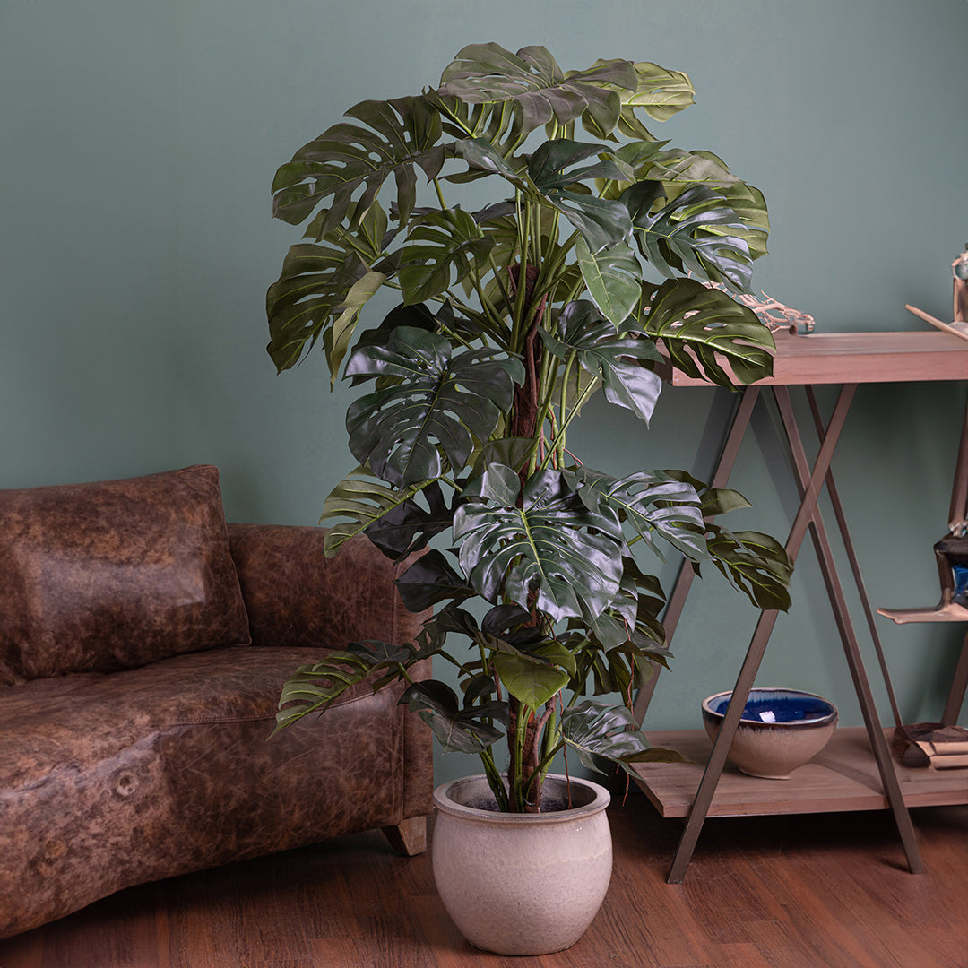 Verde artificiale Filodendro con 48 foglie • 170 cm