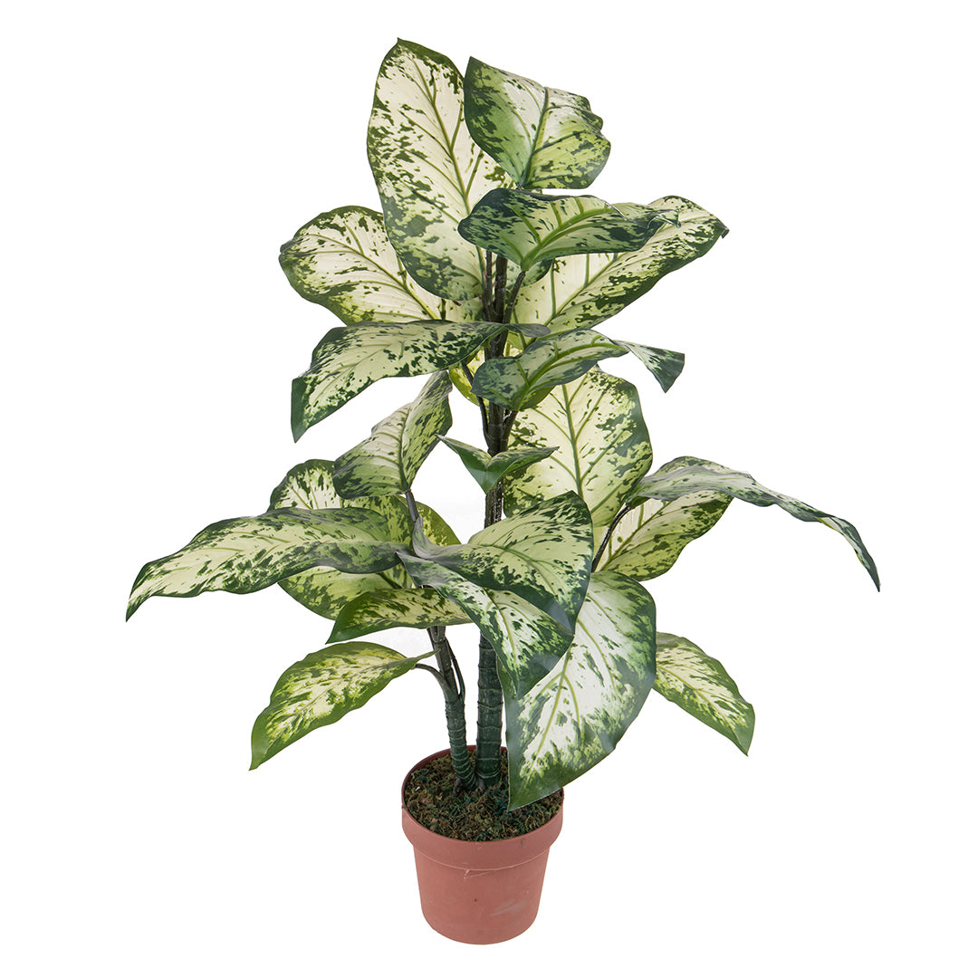 Aglaonema artificiale vaso 22 foglie • 100 cm
