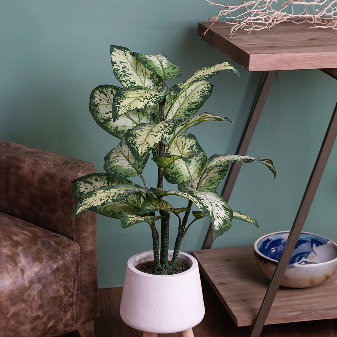 Aglaonema artificiale vaso 22 foglie • 100 cm