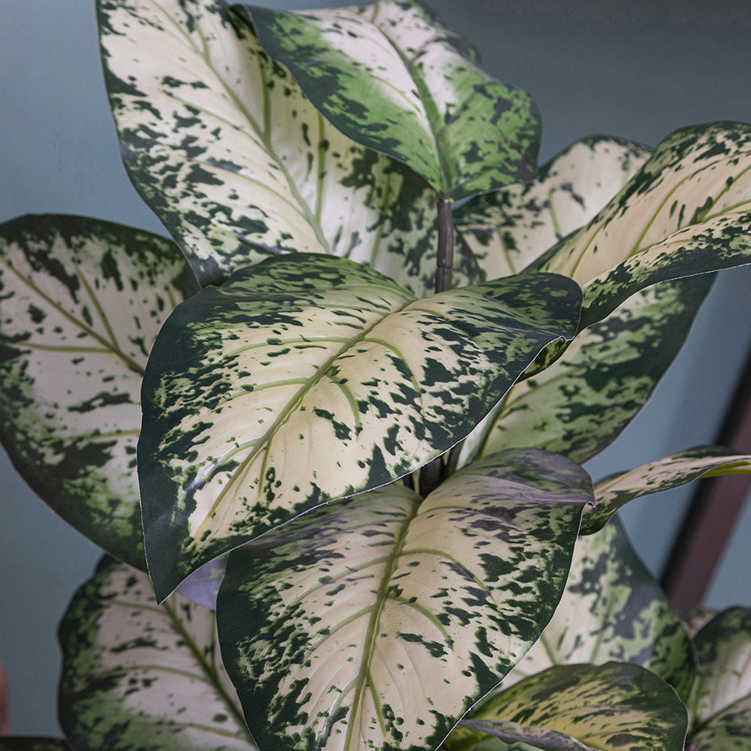 Aglaonema artificiale vaso 22 foglie • 100 cm