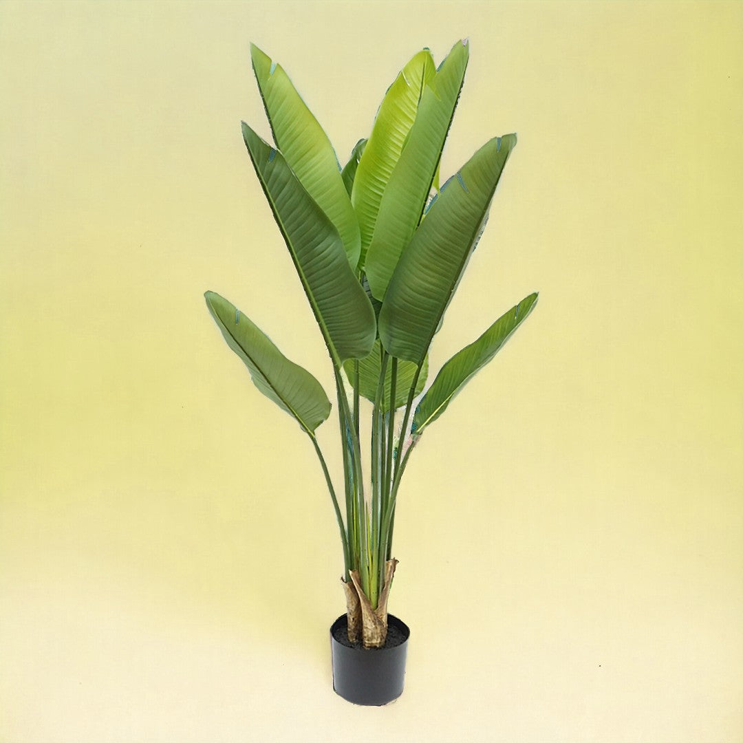 Verde artificiale Real touch sterlizia per 9 con vaso • 110 cm