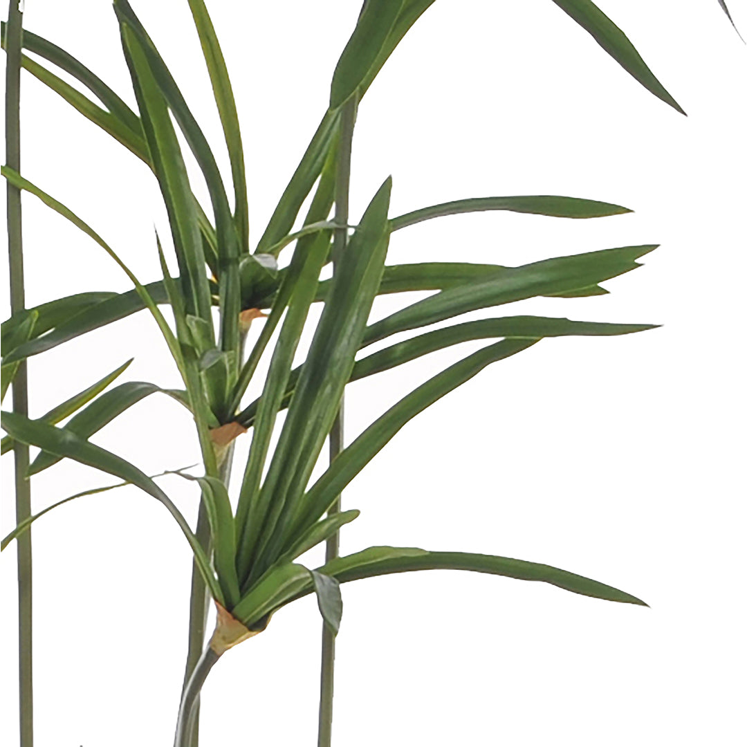 Verde artificiale Papiro country con vaso • 105 cm