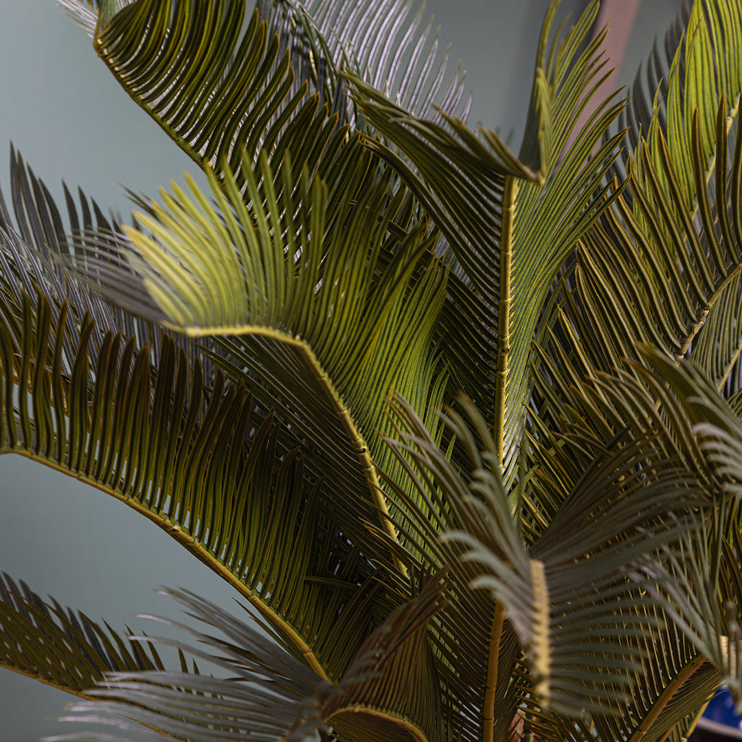 Verde artificiale Cycas con vaso • 93 cm