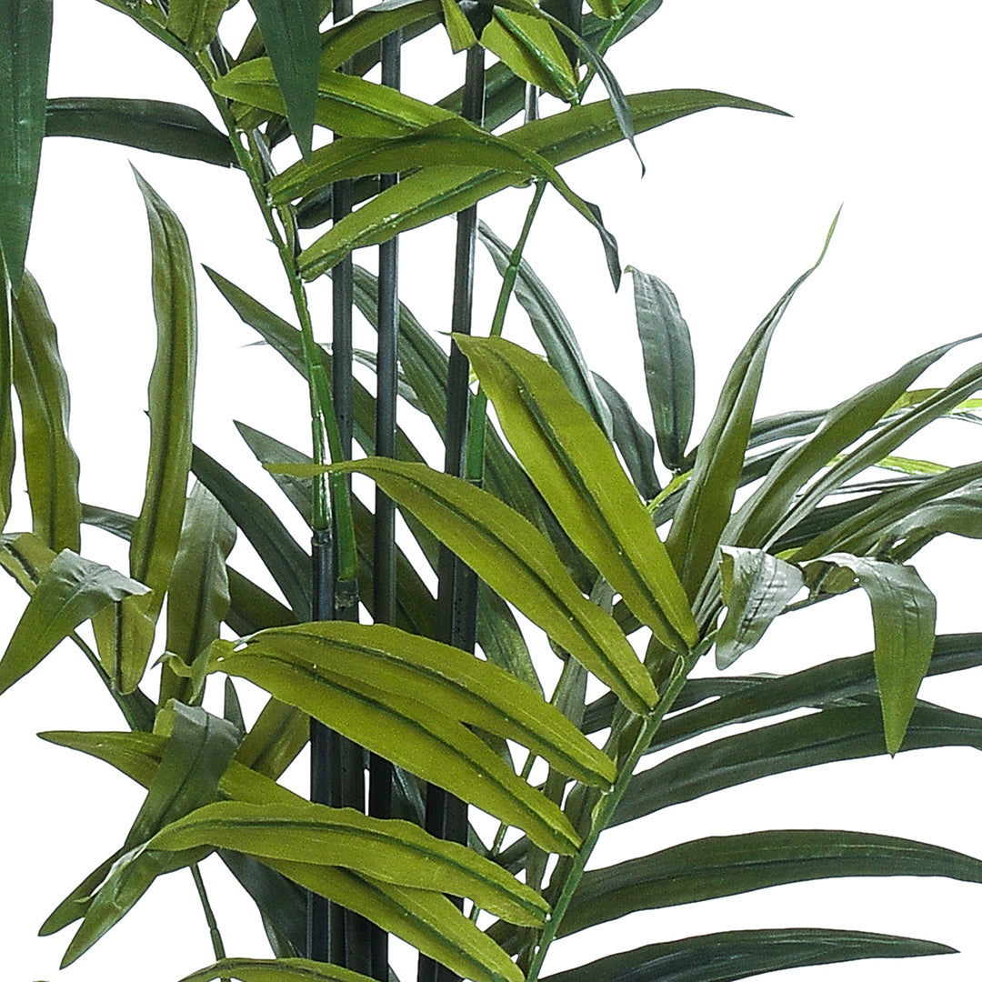 Verde artificiale Kenzia artificiale con vaso nero • 210 cm