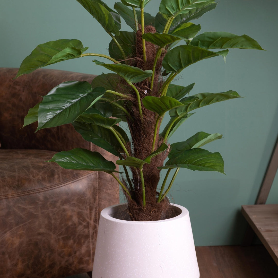 Verde artificiale Pothos in vaso con 30 foglie • 85 cm