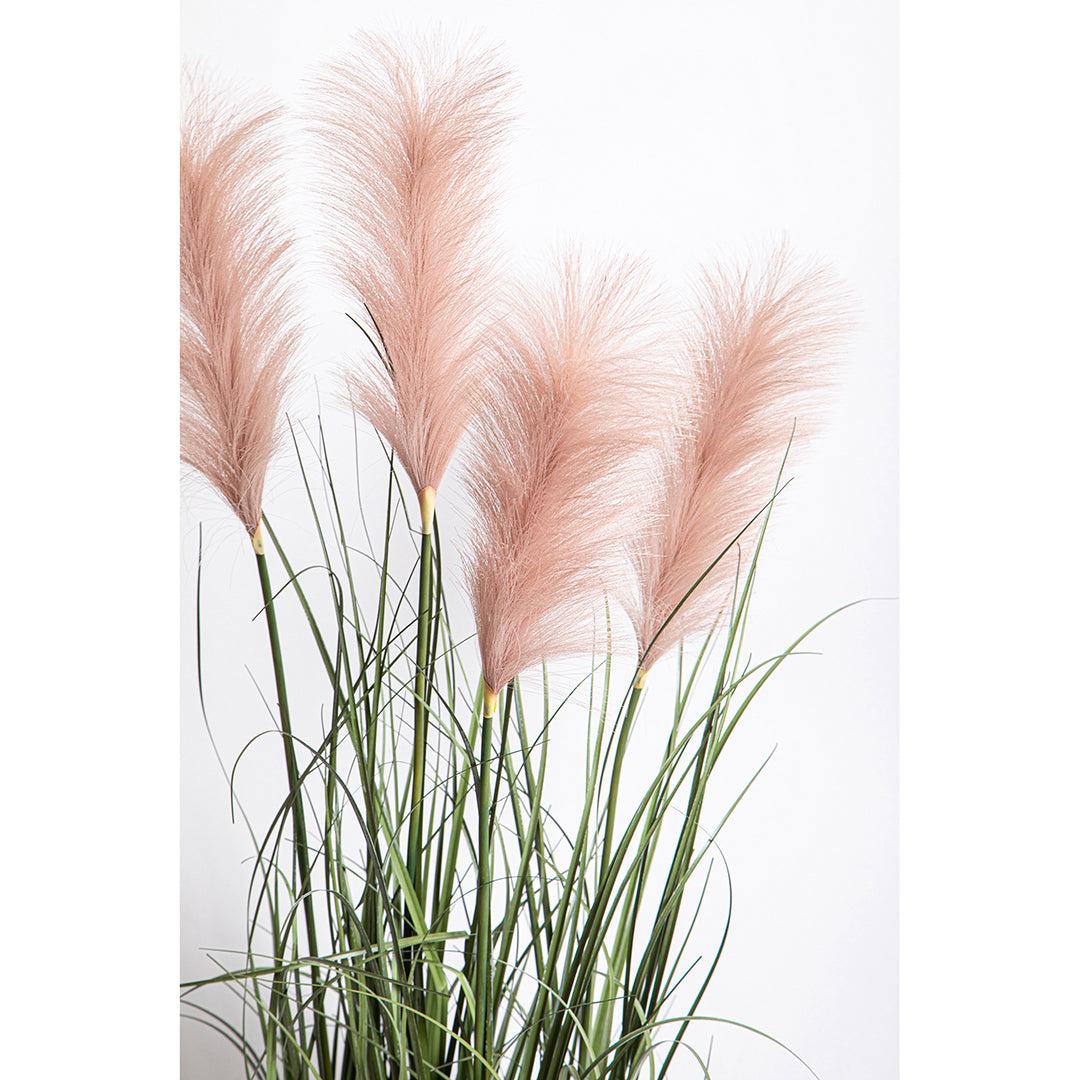 Verde artificiale Festuca glauca con vaso • 115 cm