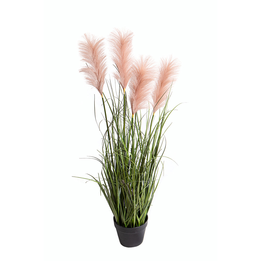 Verde artificiale Festuca glauca con vaso • 115 cm