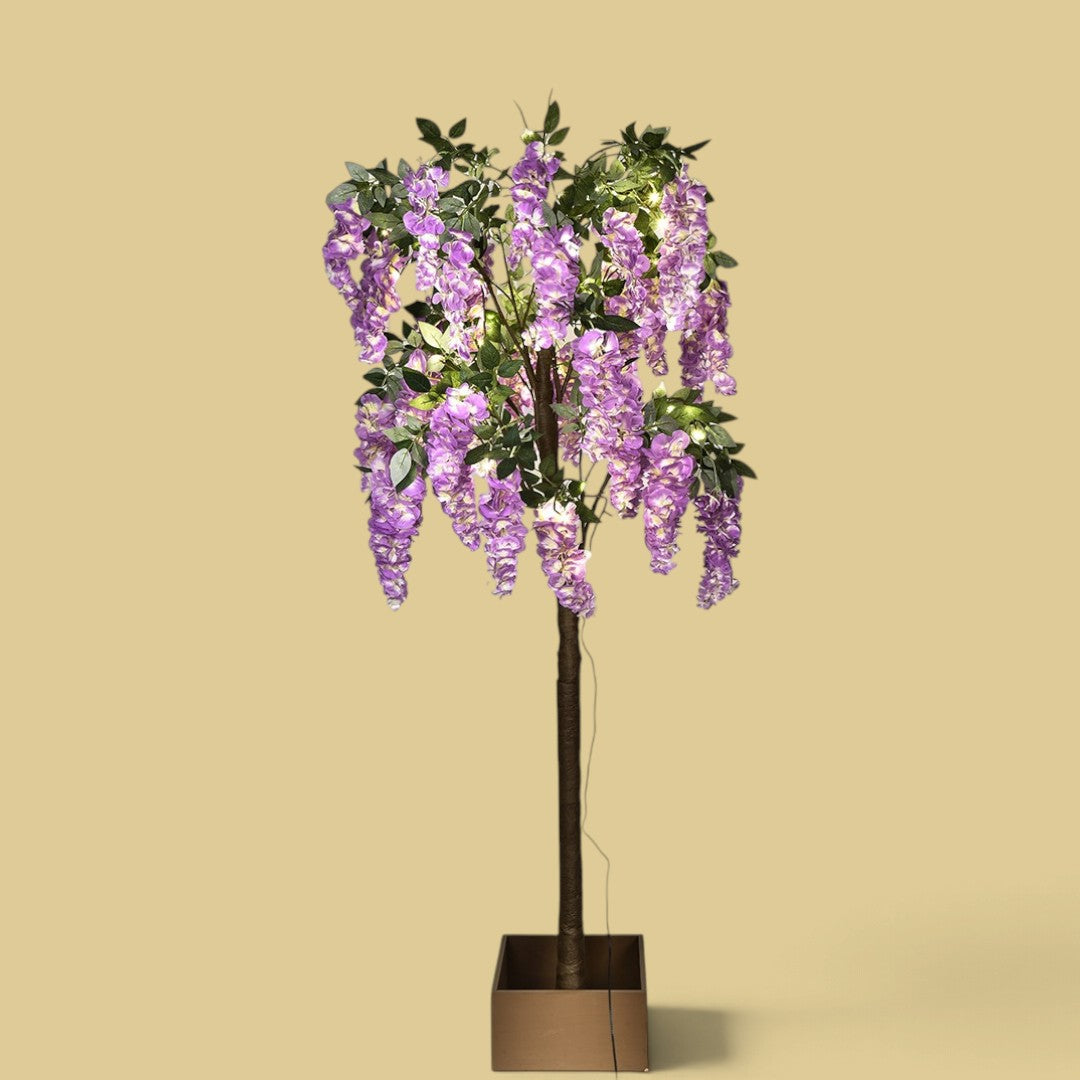 Glicine con Led Uso Interno con Vaso • 170 cm